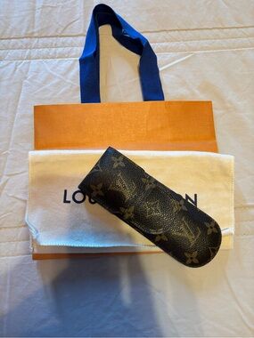 💯Authentic Louis Vuitton Pen/ Pencil Pouch - VINTAGE
